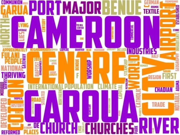 Garoua Wordart Wallpaper: A Vibrant, Hand-Drawn Word Cloud for Creative Expression