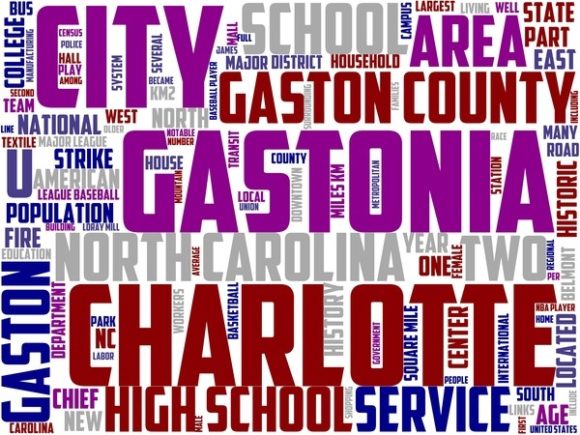 Gastonia Wordart Book Cover: A Versatile Design Asset for Creative Projects
