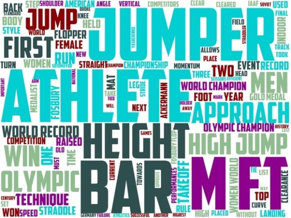 High Jump Wordart Tumbler